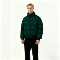 Manteau d'hiver pour homme en coton Neohope, décontracté, respirant, imperméable, avec fermeture éclair, col montant, épais, séchage rapide, longueur standard, OEM personnalisé