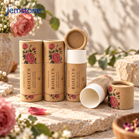 Tube en carton personnalisé, recyclable et biodégradable pour baume à lèvres, parfum solide et déodorant en stick – Emballage en carton