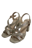 Sandales à talons hauts pour femmes, plateforme épaisse, à brides, gladiateur, talons hauts, sexy, bout ouvert, élégantes, en daim, tendance, été