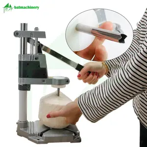 Hand Manual Small coconut top cutting hole drilling punching machine coconut hole opening machine