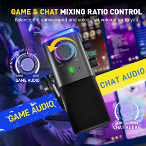 ไมโครโฟนไดนามิก <span class=keywords><strong>FIFINE</strong></span> AM9-XLR/<span class=keywords><strong>USB</strong></span> Type-<span class=keywords><strong>C</strong></span> ไฟ RGB ตัดเสียงรบกวน (ANC) ปุ่มควบคุมเสียง/เกนแบบซอฟต์แวร์ พกพาสะดวก ใช้สายสำหรับเล่นเกม - Product Image 4