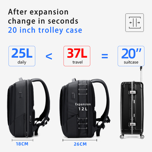 Mochila inteligente impermeável, mochila masculina feita em usb com capacidade para laptops de 17.3 polegadas, entrada para carregador usb, <span class=keywords><strong>anti</strong></span>-roubo, moda de viagem - Product Image 3