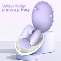 Vibrateur portable à succion avec boîte, stimulateur double extrémité pour point G, mamelons et clitoris, jouets sexuels de poche pour couples, pour femmes
