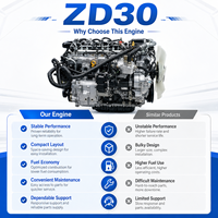 Moteur diesel Nissan ZD30 série ZD30 turbocompressé à injection directe, refroidi par eau, 4 cylindres, pour pick-up, SUV, camion