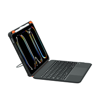 Coque de protection pour tablette avec clavier sans fil rotatif à 360 degrés et pavé tactile, idéale pour le bureau, l'extérieur et les voyages – Offre Spéciale