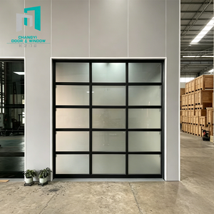 Porte de <span class=keywords><strong>garage</strong></span> en aluminium de style moderne Shandong, panneau de 1,4 mm à 3 mm d'épaisseur, couleur personnalisée, <span class=keywords><strong>portail</strong></span> électrique à ouverture automatique - Product Image 1