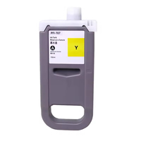 Cartucho de Tinta Compatible PFI-707 de 700 ml con Chip para Impresora de Formato Ancho Canon IPF 830 IPF840 IPF850 MBK BK C M Y