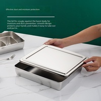 Boîte à lunch réutilisable en acier inoxydable, grande capacité, chauffable, portable, multifonctionnelle, écologique, pour la conservation des aliments frais