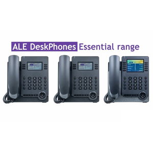 Téléphone de bureau ALE-20h à port unique hybride Digital-IP Essential Dual Stack NOE-SIP écran 2.8 pouces 132x64 B W avec rétro-éclairage Audio HD - Product Image 4