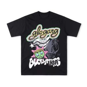Glo Gang <span class=keywords><strong>Boyz</strong></span> Worldwide T-shirt unisexe 100% coton tricoté à manches courtes de haute qualité de marque personnalisé dessin animé imprimé - Product Image 1
