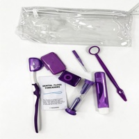 Kit dentaire portable professionnel 8-en-1 le plus vendu, miroir dentaire, kit orthodontique, kit de soins bucco-dentaires multi-usages