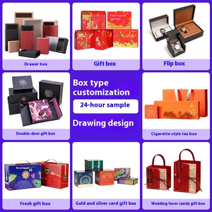 Tùy chỉnh tích hợp Gấp hộp các tông Đồng-Lót lật-Miễn phí thiết kế cho ngày Valentine Tạ Ơn đóng gói quà tặng trực tiếp - Product Image 6