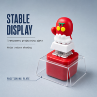 Porte-clés interactif en PVC, bonhomme de neige de Noël mignon, avec clochettes sonores et lumière, activé par pression, lumière chaude, décoration de table de fêtes