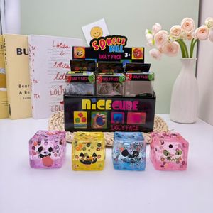 Wholesale Halloween Squishy Ice <b>Cube</b> Toy Funny Stress Relief Toy Trick or Treat Fidget Toys Halloween <b>Cube</b> Squishy Toy Kids Gift - Product Image 1