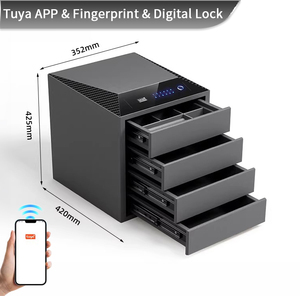 CEQSAFE Smart WIFI High Quality Luxury Interior Safes Fingerprint Electronic Digital <b>Lock</b> Hidden Safety Drawer Jewelry Safe <b>Box</b> - Product Image 4
