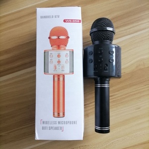 Ws858 Ngoài Trời Xách Tay Loa Loa Siêu Trầm Mini Ws858 Btkaraoke Microphone Loa Hát Stereo Bt Không Dây Mic - Product Image 6