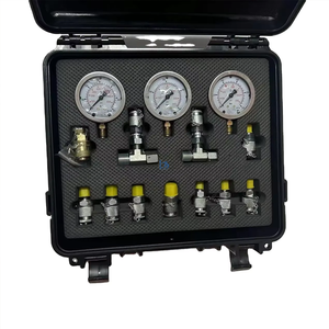 Kit de Prueba Hidráulica: Manómetro de Presión, 3 Mangueras de Prueba, 3 Manómetros de Presión, 9 Conectores de Prueba, 2 Conectores en T - Product Image 1