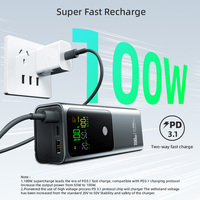 Wholesale Portable Large Capacity Power Bank for Laptop 20000Mah 100W Fast Charging Type C Power Banks  Custom battery bank
