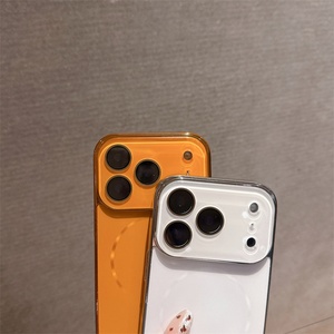 เคสโทรศัพท์มือถือกระจกฝ้าสีดั้งเดิม Ag สำหรับ iPhone 17 16 15 14 Pro Max, เคสกระจก Ag สำหรับ iPhone 17 Pro Max - Product Image 4