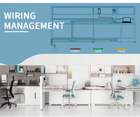 Fabricant ergonomie Moderne Modulaire de Bureau de laboratoire dentaire poste de travail informatique