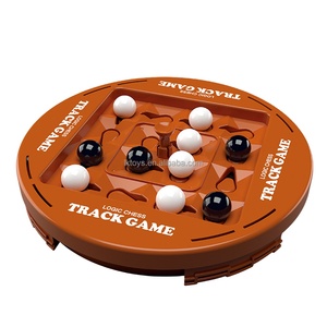 LK Toys <span class=keywords><strong>Rail</strong></span> Logic Chess Pair Battle Black and White Go Children's Thinking Training Brain Boosting Intelligence Board Game Toys - Product Image 1