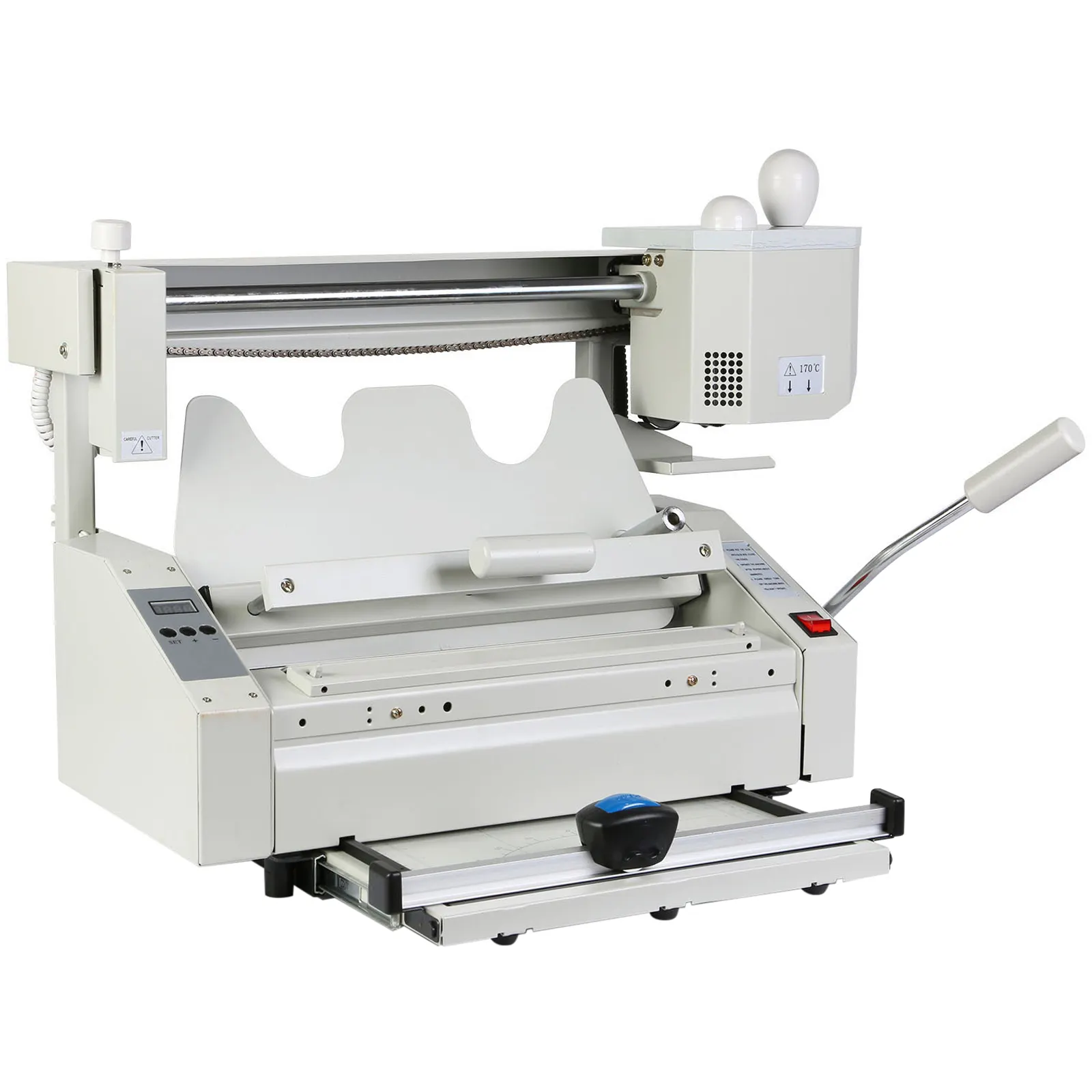 C30+ High quality cheap book binder A4 manual desktop hot glue binding machine book with Indentation function