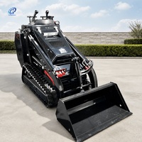 Chargeuse sur chenilles en caoutchouc 1500 kg, livraison gratuite, accouplement rapide entièrement hydraulique, CE EPA EURO5, faible MOQ, directement de l'usine