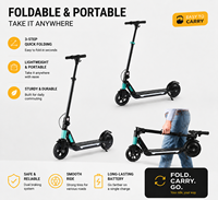 Trottinette Électrique Pliable 7 Pouces pour Trajet Quotidien, 3 Vitesses, Étanche, Vitesse Maximale 19 KM/H, Électronique - Offre Spéciale