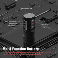 Machine à tatouer électrique sans fil professionnelle, moteur sans noyau rechargeable, course de 4 mm, 1 batterie jetable 2000 mAh