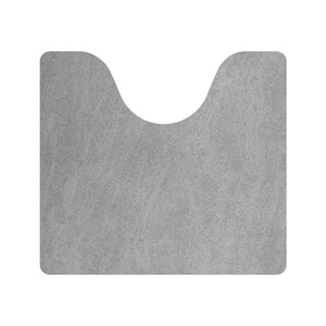 Alfombra de baño de tierra diatomeas en forma de U, antideslizante, de secado rápido, absorbente, minimalista, para la puerta del baño. - Product Image 1