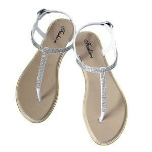 New Summer <b>Clip</b>-on Flat Flip Sandals Girl Shoes Beach Slippers Flip-flops for Woman - Product Image 1