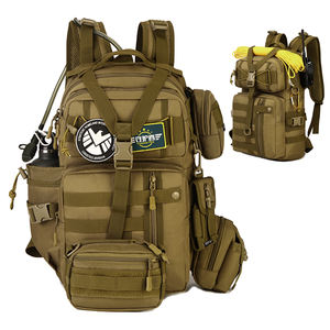 Mochila Protetora Plus Impermeável para Caminhadas, Camping e Caça 30L MOLLE Durável Camuflada Tática - Product Image 4