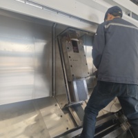 Torno CNC de cuerpo estrecho de 1.7m de ancho, ahorra espacio en el taller, CKD550 Control Numérico Computarizado