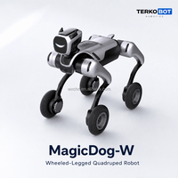 Robot chien bionique MagicDog-W Max 60 cm à roues et pattes, robot quadrupède pour franchir les obstacles, grimper les grandes pentes et effectuer des opérations de sauvetage