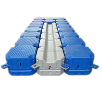 Flotteurs de ponton en plastique de couleur personnalisée pour kits de quai flottant modulaire