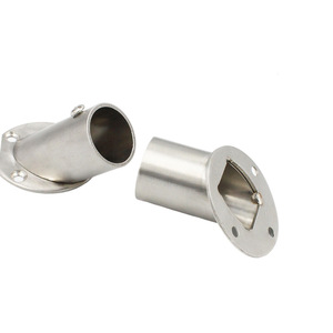 Soporte de esquina en forma de L de acero inoxidable de 90 grados para barra de cortina de ducha, soporte de pared con ángulo en L - Product Image 3