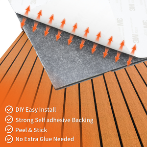 Tapis de sol pour bateau en <span class=keywords><strong>mousse</strong></span> EVA de qualité supérieure 6 mm, auto-adhésif, antidérapant, protégé contre les UV, logo découpé sur mesure pour pont marin - Product Image 3