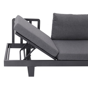 d'angle en aluminium <span class=keywords><strong>et</strong></span> <span class=keywords><strong>bois</strong></span> sectionnel en forme <span class=keywords><strong>de</strong></span> L <span class=keywords><strong>de</strong></span> <span class=keywords><strong>jardin</strong></span> extérieur <span class=keywords><strong>de</strong></span> meubles <span class=keywords><strong>de</strong></span> réglage <span class=keywords><strong>de</strong></span> canapé d'hôtel <span class=keywords><strong>de</strong></span> luxe <span class=keywords><strong>noir</strong></span> - Product Image 6