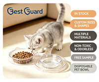 Confezione Blister Personalizzata per Ciotole per Animali, Espositore in Plastica Trasparente per Vendita al Dettaglio, Materiale PET PP di Grado Alimentare