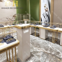Vitrine murale en pierre frittée pour bijoux, présentoir en verre, designs pour salles d'exposition de bijoux