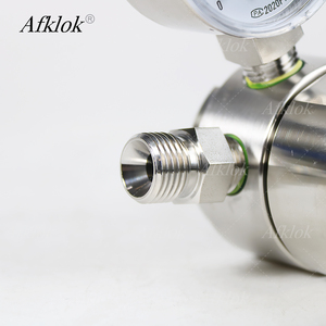 SS316L G1/2 RH hava regülatörü giriş 6MPa çıkış 0.6MPa basınç regülatörü oksijen Argon azot helyum asetilen propan <span class=keywords><strong>CO2</strong></span> için - Product Image 3