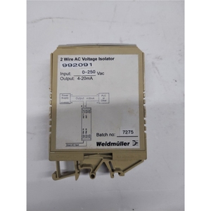 WEIDMULLER 992091 DECIPAK <span class=keywords><strong>ACIN</strong></span> 0-250 VAC NUEVO SIN CAJA 2 UNIDADES DISPONIBLES - Product Image 1