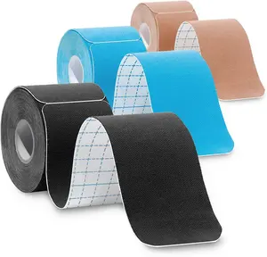 Anthrive Hot Sale Custom 5Cm Voorgesneden Katoen Stijve Lichaamskleefsport Atletische Waterdichte Kt Spier Kinesiologie Tape