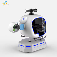 Simulador VR comercial para interiores/exteriores, simulador de vuelo, máquina de juego, simulador de avión a la venta para centros comerciales