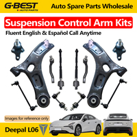Kits de bras de suspension pour Changan Deepal L06 : bras supérieur et inférieur avant, biellettes de stabilisation, bagues, et ensemble de biellettes de direction intérieures et extérieures