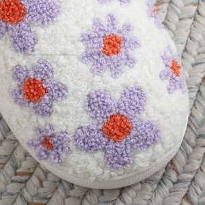 Custom Wholesale Women's High Quality Winter <b>Slipper</b> Soft and Feature Sweet Flower Shape Embroidery - Product Image 2