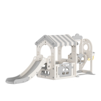 Ensemble de balançoire et toboggan en plastique pour enfants, certifié CE CPC, pour bébés, tout-petits, intérieur, extérieur, maison, jardin, aire de jeux, vente en gros, OEM