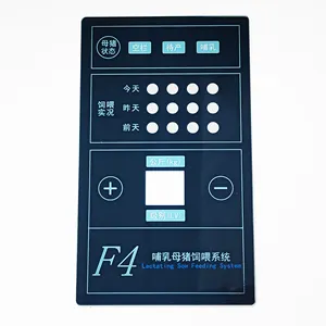 Customized Multi Function Industry Electricity coffee machine Control Equipment Tempered electronic Glass Panel cover board