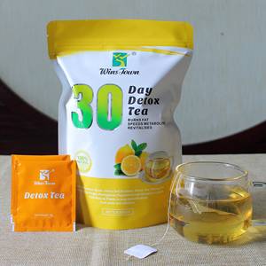 Mezcla desintoxicante de té de hierbas naturales con hoja de Senna, hierba de limón, té <span class=keywords><strong>verde</strong></span> <span class=keywords><strong>Rooibos</strong></span>, Té Oolong, Garcinia Cambogia, control de peso - Product Image 3