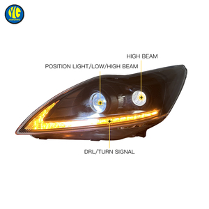 YU GUANG para <span class=keywords><strong>Ford</strong></span> <span class=keywords><strong>Focus</strong></span> <span class=keywords><strong>Mk2</strong></span> Faro Delantero 2009 2011 Faro Modificado LED Piezas de Automóvil <span class=keywords><strong>Faros</strong></span> Delanteros Luz Diurna - Product Image 5